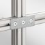 Bracket 8 120x40 flat, white aluminum, similar to RAL 9006 - 0.0.687.82