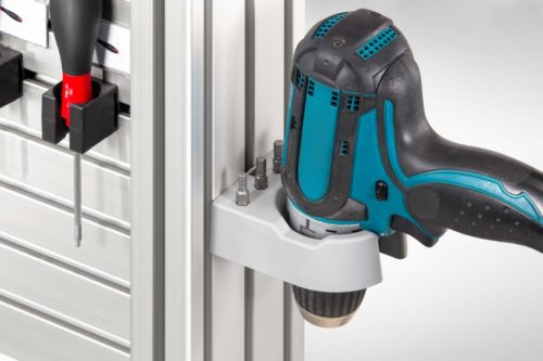 Cordless Driver Holder 8, black similar to RAL 9005 - 0.0.689.62