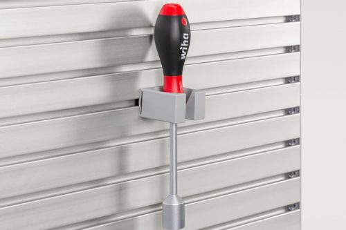 Screwdriver Holder 8 D20-D44, grey similar to RAL 7042 - 0.0.690.24