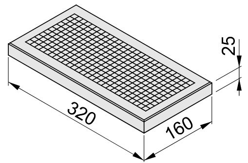 Tool Block 320x160, natural - 0.0.690.77