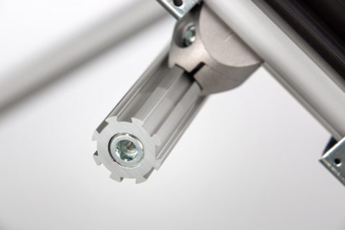 Threaded Insert, Profile Tube D30 heavy duty, bright zinc-plated
