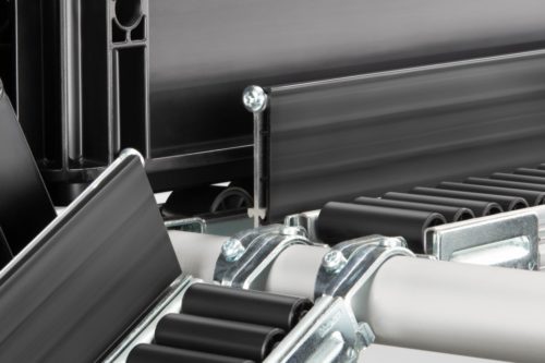 Slide Strip 48x2, plain ESD, black similar to RAL 9005 - 0.0.696.84
