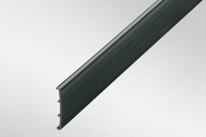 Slide Strip 48x2, plain ESD, black similar to RAL 9005 - 0.0.696.84