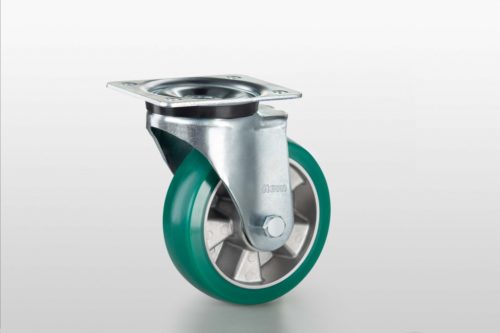 Castor D160 PU swivel 140x110