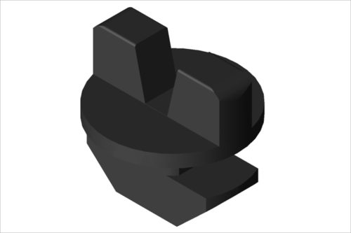 Container Mounting 8, black - 0.0.026.87