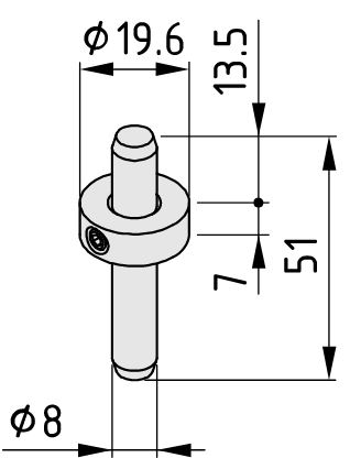 Hinge Pin D8x51 - 0.0.483.62
