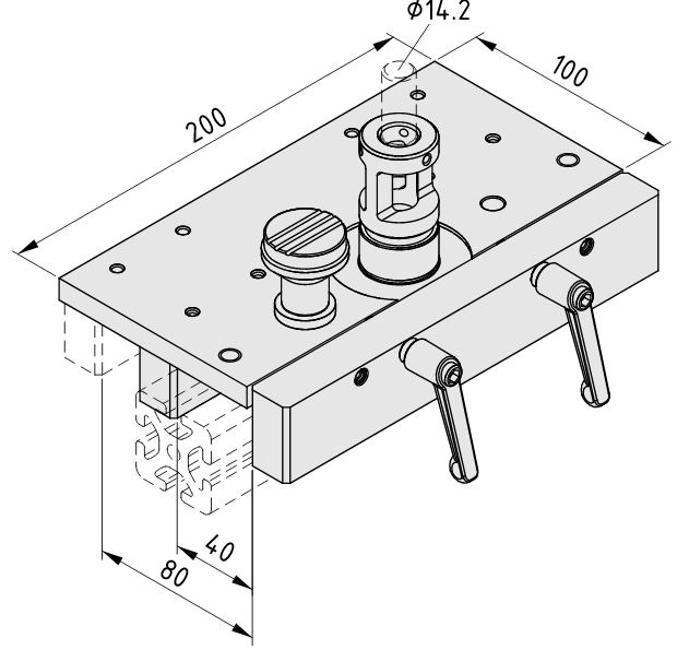 Drilling Jig Mitre Connection 8 D14.2 - 0.0.493.72