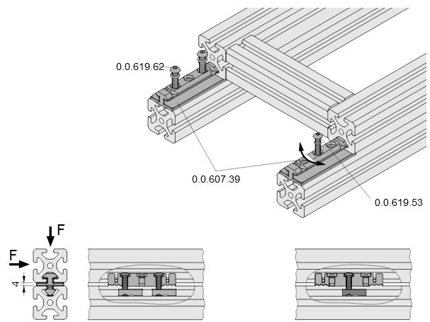 T-Slot Slider 8 80x40 - 0.0.607.39