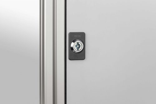 Locking System 8, Double-Beard Lock with escutcheon, left-hand application - 0.0.619.64