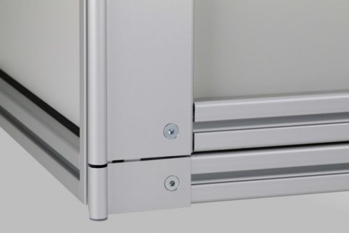 Hinge Al light, Pin Set D6 - 0.0.621.16