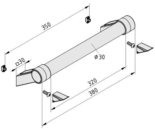Handle Al 350 - 0.0.644.01