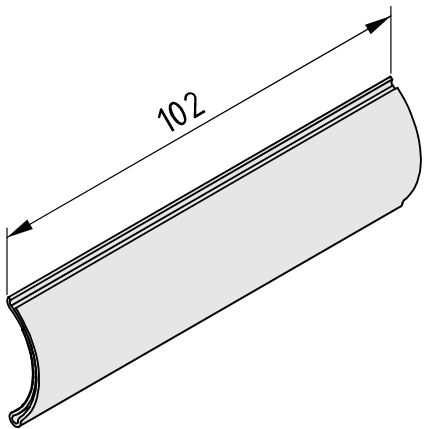 Label Holder D30-100, transparent - 0.0.644.69