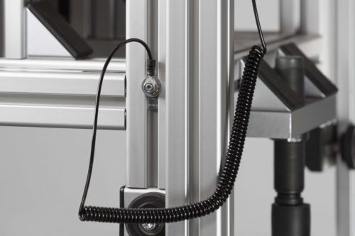 ESD Spiral Connection Cable - Ring Connector 5 mm - 0.0.650.54