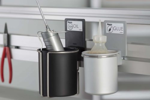 Label Backplate, Hook and Holder System, black - 0.0.654.54