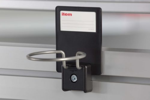 Label Backplate, Hook and Holder System, black - 0.0.654.54