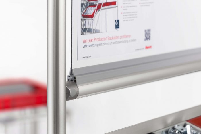 Panel-Fixing Strip D30, grey similar to RAL 7042 - 0.0.675.37