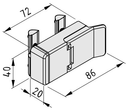 Latch 8 for Profile 8 - 0.0.686.11