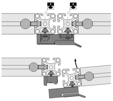 Latch 8 for Profile 8 - 0.0.686.11