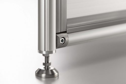 Panel-Fixing Strip D30 8-10mm, grey similar to RAL 7042 - 0.0.683.89