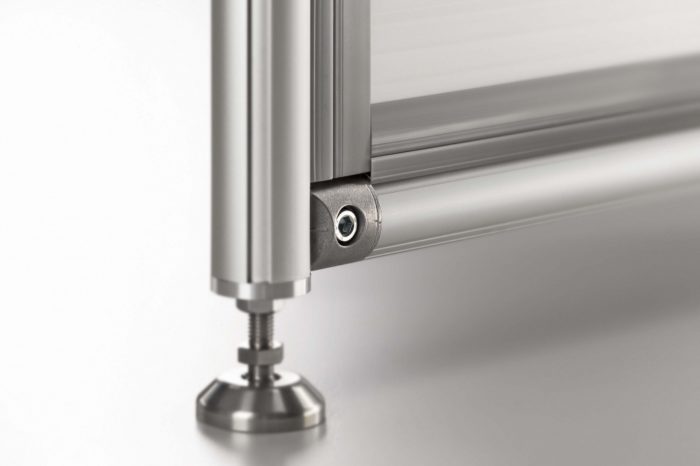 Panel-Fixing Strip D30 8-10mm, grey similar to RAL 7042 - 0.0.683.89