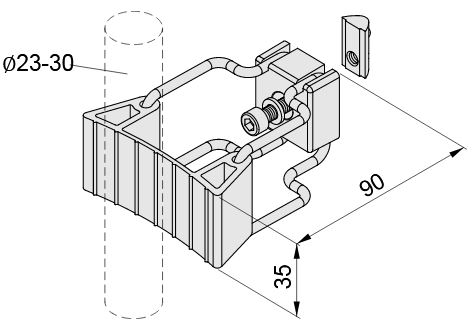 Flexible Holder 8 D23-D30 - 0.0.689.17