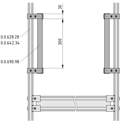 Handle D30 KH 300 - 0.0.690.98