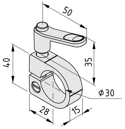 Locking Ring D30 with Clamp Lever- 0.0.692.29