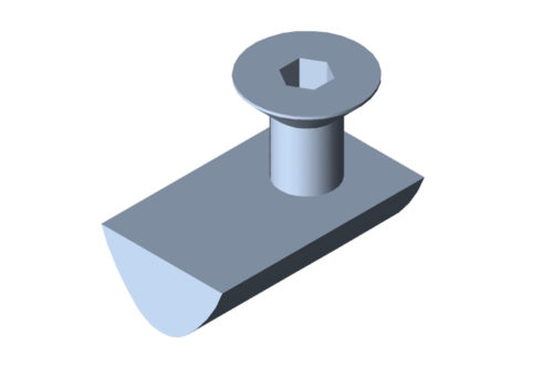 Fastening Set 8 profile side for Hinge 8 PA - 0.0.026.28