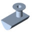 Fastening Set 8 profile side for Hinge 8 PA - 0.0.026.28
