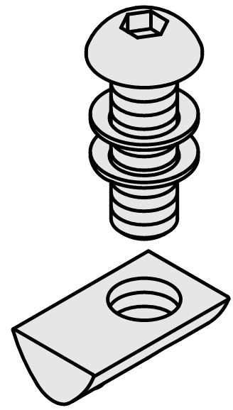 Fastening Set 8 for Hanger 8 - 0.0.265.05