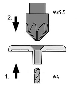 Fastening Screw 8 5x14, black - 0.0.427.08