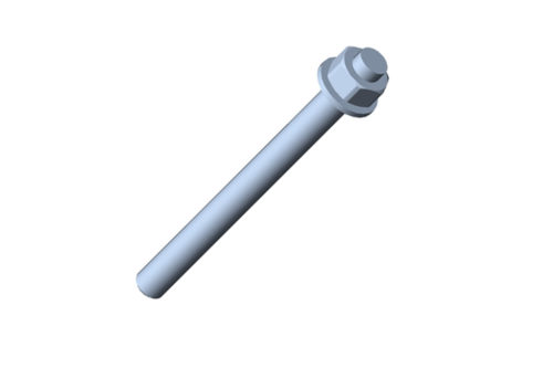 Floor-Fastening Set M8x95, bright zinc-plated - 0.0.432.97