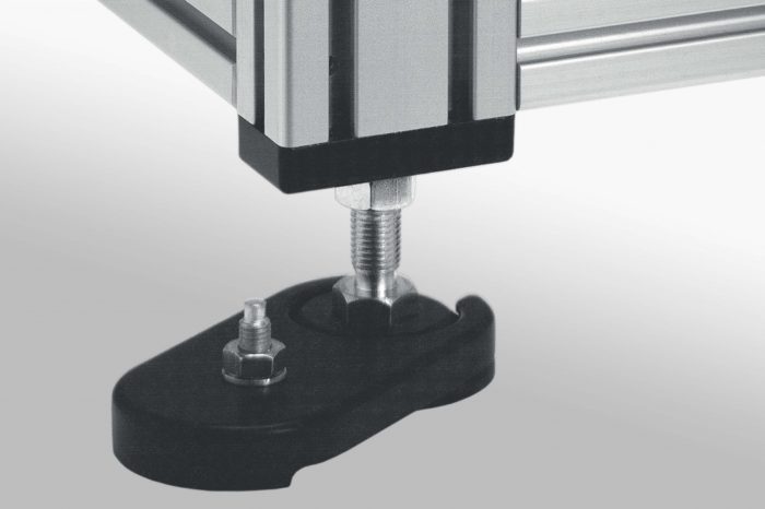 Floor-Fastening Set, bright zinc-plated