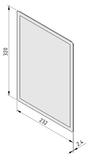 Notice Holder A4, magnetic