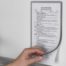 Notice Holder A4, magnetic, grey - 0.0.635.11