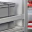 Retaining Bracket 8 40x16, grey similar to RAL 7042 - 0.0.654.51