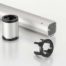 Plain Bearing Sleeve D40/D30 ESD with anti-torsion feature, black similar to RAL 9005 - 0.0.676.03