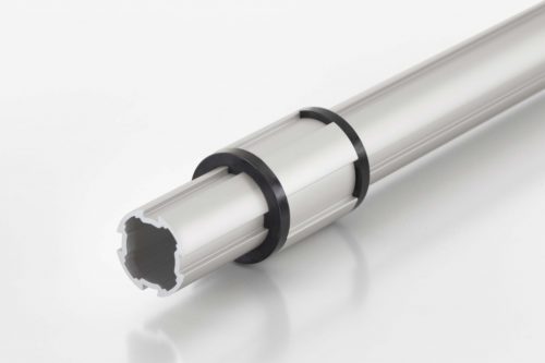 Plain Bearing Sleeve D40/D30 ESD with anti-torsion feature, black similar to RAL 9005 - 0.0.676.03