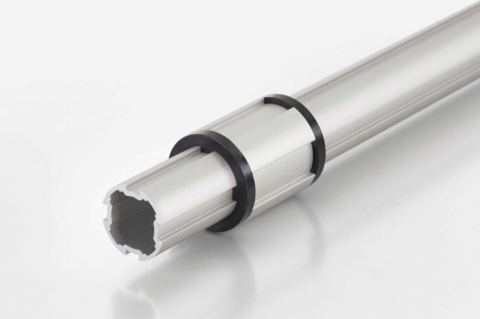 Plain Bearing Sleeve D40/D30 ESD with anti-torsion feature, black similar to RAL 9005 - 0.0.676.03