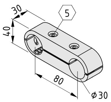 Parallel Clamp D30-80 - 0.0.686.65