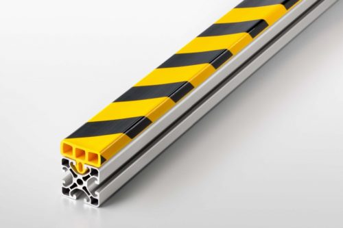 Warning and Protective Profile 8 40x16, yellow, similar to RAL 1023 - 0.0.689.23