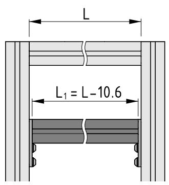 Profile Holder Set 8 St 40x40 - 0.0.696.45