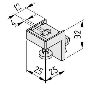 Table-Top Fastening Set 8 - 0.0.617.63