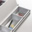 Storage Profile 8 120x60 Divider, grey similar to RAL 7042 - 0.0.658.54