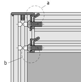 Standard-Fastening Set 8, one-sided - 0.0.672.99