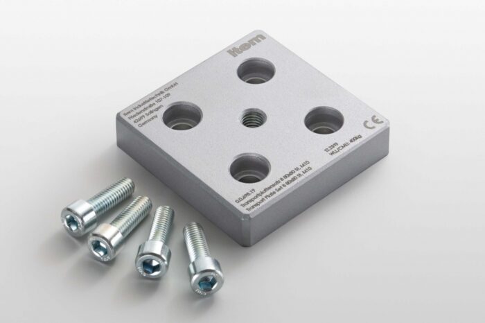 Transport Plate Set 8 80x80 St, M10 - 0.0.698.19